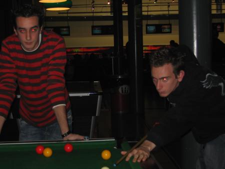 soirée au billard (novembre 2006)